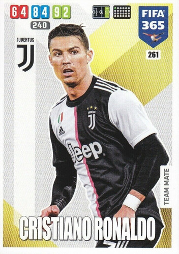 Carta Adrenalyn Fifa 365 2020 / Cristiano Ronaldo - Juventus