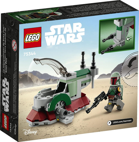 Microcaza Estelar Lego Star Wars Boba Fett 75344, B...
