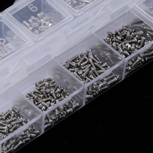 Kit De Reparación De Lentes 1100pcs Mini Tornillos Para Gafa