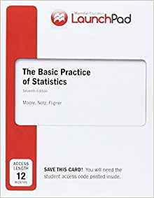 Launchpad For Moores The Basic Practice Of Statistics, Twelv