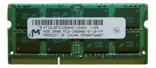 Memoria RAM color verde 4GB 1 Micron MT16JSF51264HZ-1G4D1