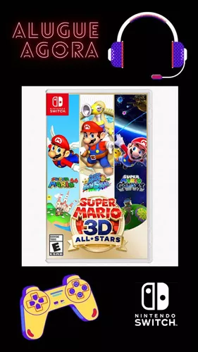 Super Mario 3D All Stars Nintendo Switch (Jogo Mídia Física