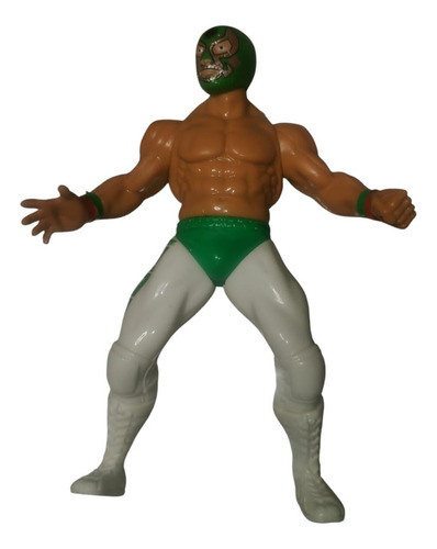 Figura Muñeco De Lucha Libre Luchador Guerrero Maya