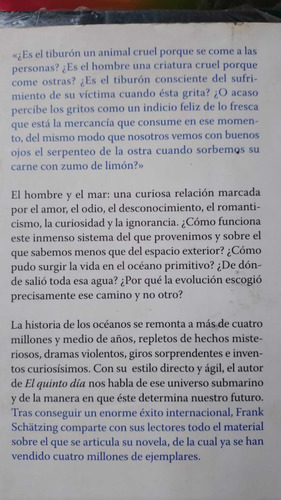 Los Océanos Noticias De Un Universo . Frank Schätzing (Usado)