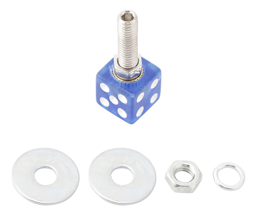 Tornillo Para Placa De Matrícula Dice, 4 Unidades