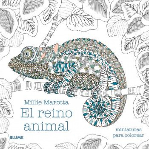 Libro Miniaturas Para Colorear - Reino Animal, De Millie Marotta. Editorial Blume, Tapa Blanda, Edición 1 En Español, 2023