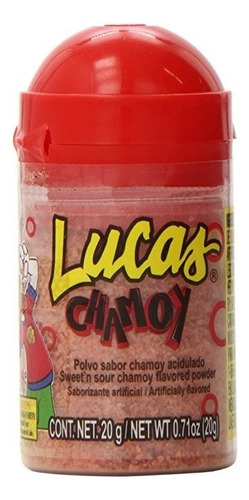 Lucas Chamoy Dulce Y Amargo Chamoy De Sabores En Polvo, 7,1 