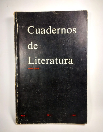 Revista Cuadernos De Literatura (año 1 No 1) 1982