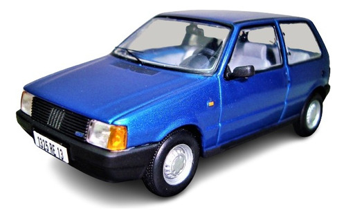 Fiat Uno 1983 - Clasico En Argentina Azul - S Premium X 1/43