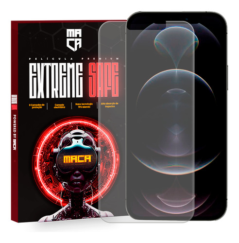 Película Extreme Safe Fosca Compatível iPhone 12 Pro Max