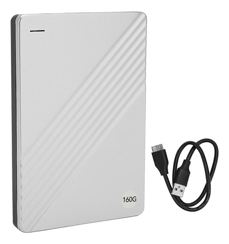 Disco Duro Externo Silver Mobile Ultrafino De 2,5 Pulgadas