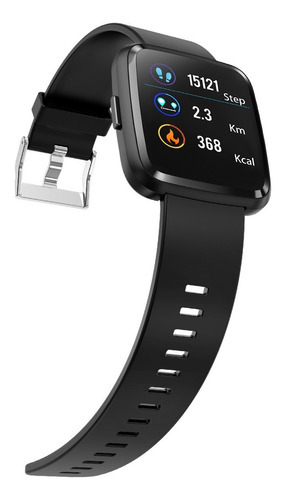 Imagen 8 de 12 de Smartwatch Tedge H1104A 1.3" caja negra, malla negra de plástico y bisel de aleación de zinc H1104A