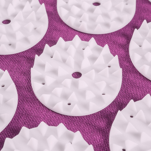 Yogateria Tapete E Almofada Acupressure Acupressão Massagem Cor Ameixa