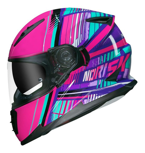 Capacete Norisk Ff302 Advance Pink