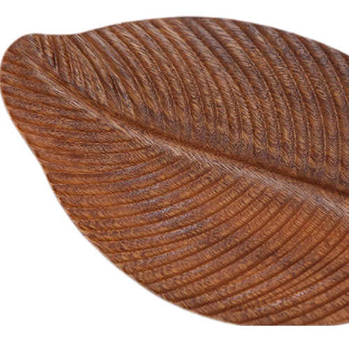 Bandeja De Madera Para Servir Café, Té, Vajilla, Hoja
