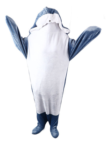 Manta Con Capucha De Franela Suave Y Acogedora Para Saco De