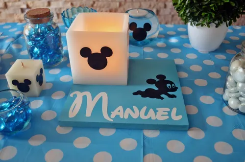 6 Centros De Mesa De Mickey Mouse Bebe Aluzza 6 Centros De Mesa De Mickey Mouse Bebe Aluzza