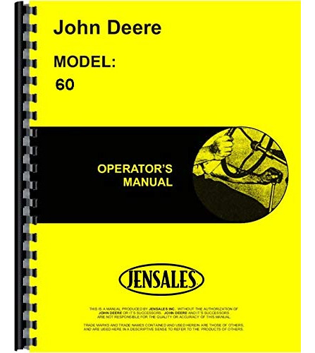 Manual Operador Para Tractor John Deere 60