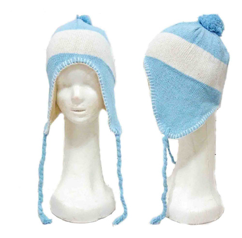 Gorro Coya Argentina X24 Unid X Mayor Lana Adulto Pompon