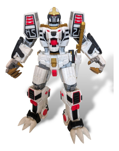 Kingtiger Simil Tigerzord Figura 3d 27cm