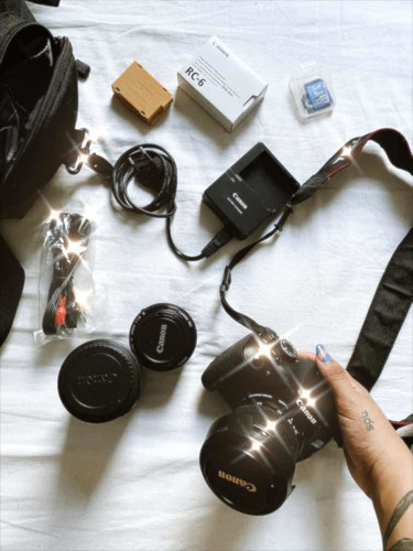 Canon T3i/600d + 3 Lentes