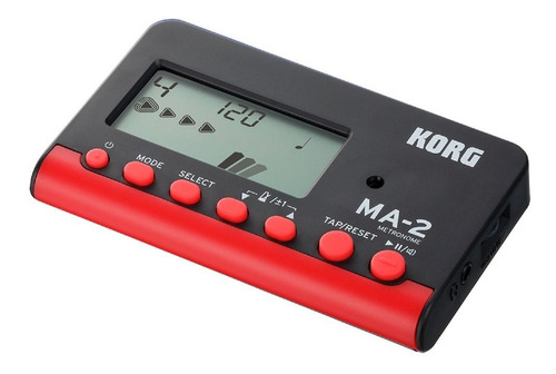 Metronomo Digital Black And Red Korg Ma-2 Cuo