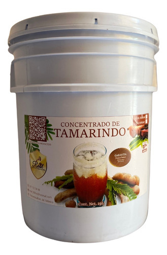 Concentrado De Tamarindo Sin AzĂșcar.fruta 100% Natural. 19l