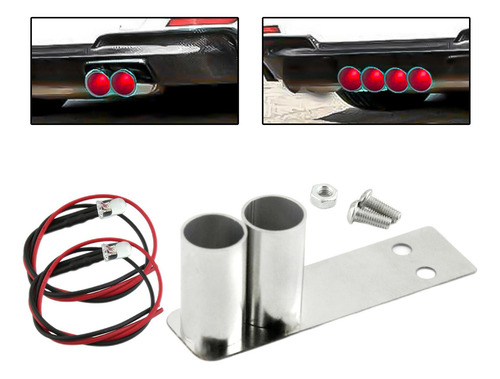 4 Paquete De 2-6 1/10 Rc Coche Simulación Tubo De 4 Piezas