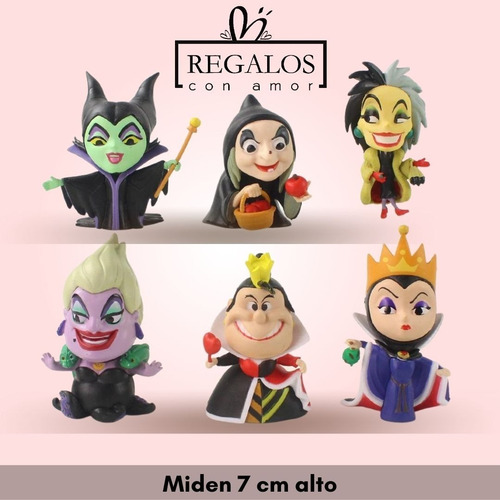 Imagen 4 de 4 de Cruella De Vil Malefica La Reina Grimhilde Villanas Disney