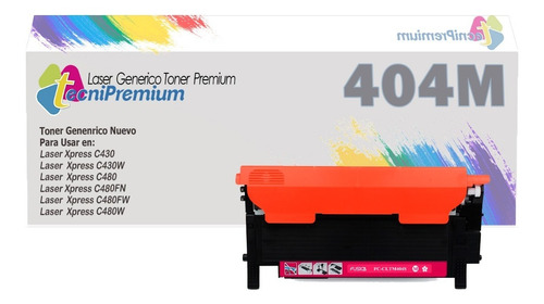 Toner Magenta Clt - M404s Para Sams C430 C430w C480 C480fn