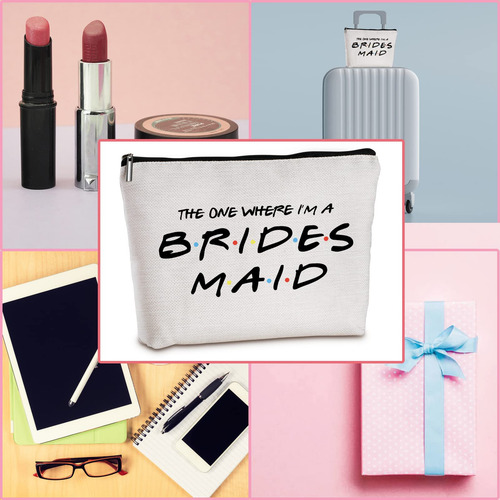 Regalos Para Damas De Honor De Novia, Bolsa De Maquillaje De