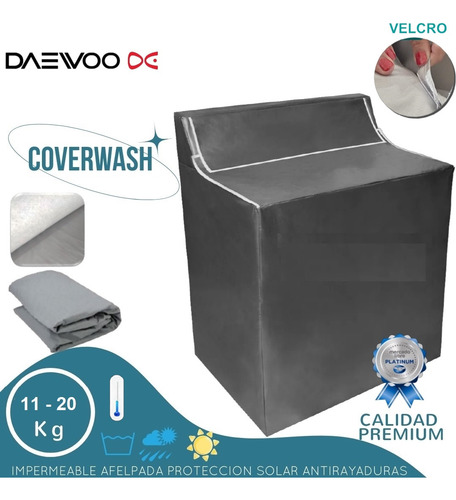 Cobertura Para Lavadora Easy 2 Tinas 11 A 20 Kg