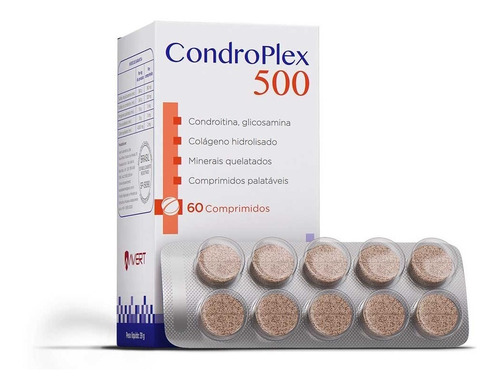 Condroplex 500 Caes Avert 60 Comprimidos