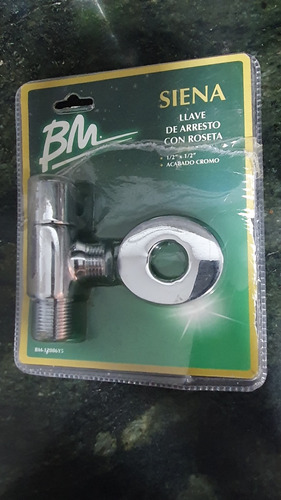 Llave De Arresto Con Roseta Bm