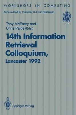 Libro 14th Information Retrieval Colloquium - Tony Mcenery