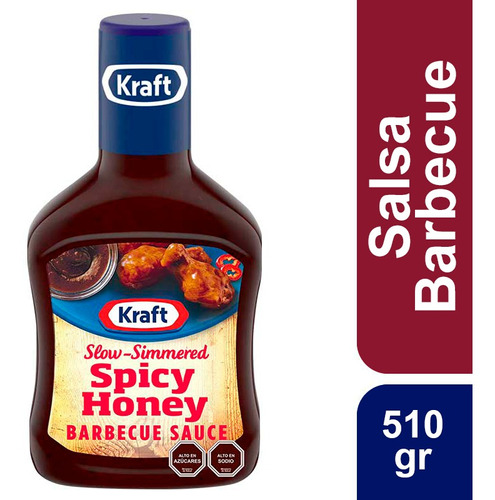Salsa Barbecue Spicy Honey Kraft 510g