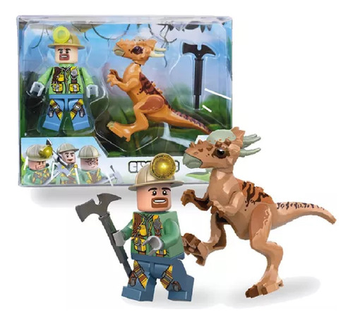 Muñecos Articulados Cixbloc Jurassic Dinosaurios Playking