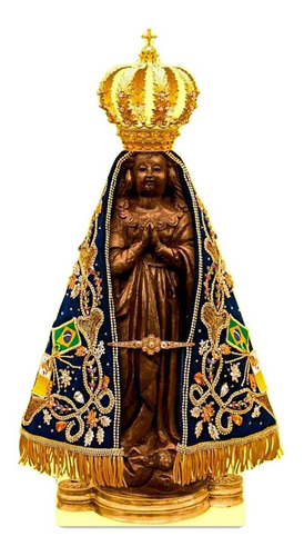 Adesivo Silhueta Resinada 10 Cm Nossa Senhora Aparecida