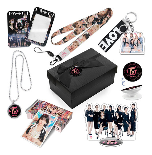 Conjunto De Tarjetas De Regalo Del Álbum Black Pink Twice