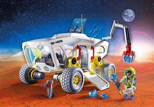 Playmobil Vehiculo De Reconocimiento 9489 Space Orig Edu