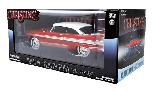 Christine Plymouth Fury Evil Vidrio Oscuc- M Greenlight 1/24