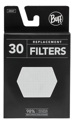 Filtros Para Mascarillas Junior 30 Und Buff Color: Black