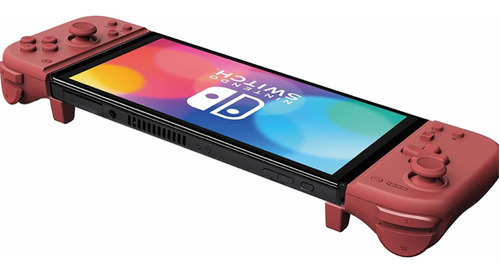 Control Split Pad Compact Hori Nintendo Switch Vermelho Damasco Cor Vermelho