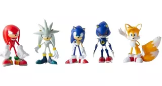 Sonic Escuadrón 5 Muñecos Articulables