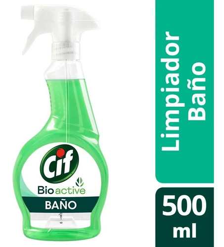 Pack X3 U. Limpiador Cif Bioactive Baño Gatillo X 500 Cc.