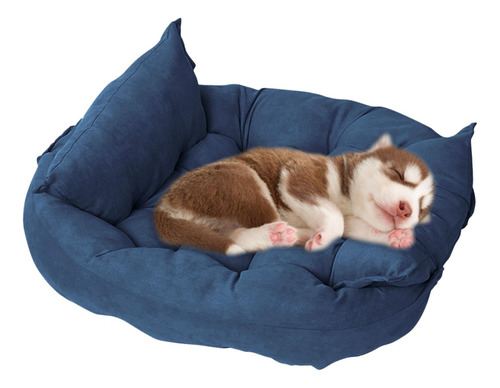 Cama Dobrável Para Cães Sofá-cama Para Animais De S Azul