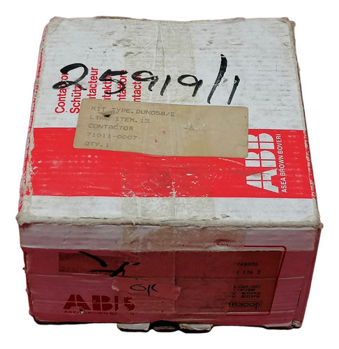 Contactor Abb B50 Iec Contacto Auxiliar Iec 947-4-1