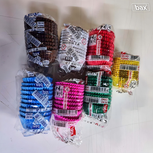 200un Forminhas De Papel Nº2 N2 Para Doces Forneável Bax