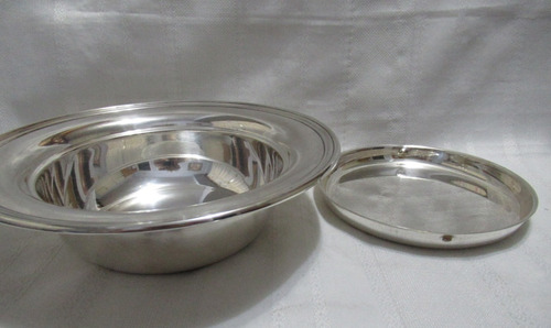 Antig Guisera (3 Partes) Calienta Comida Metal Blanco Devon (Usado)