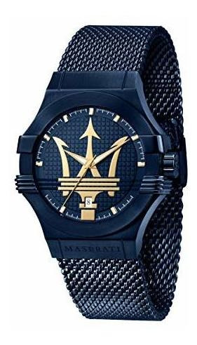 Reloj Hombre - Reloj Maserati Potenza Blue Edition Para Homb